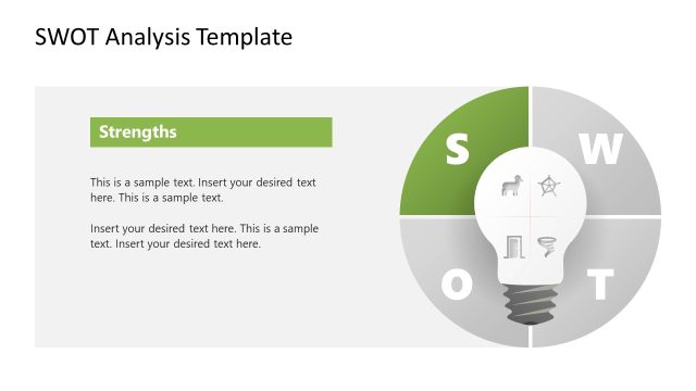 Strengths Slide – SWOT Analysis Slide Template