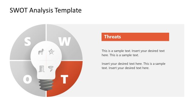 Threats Slide – SWOT Analysis Presentation
