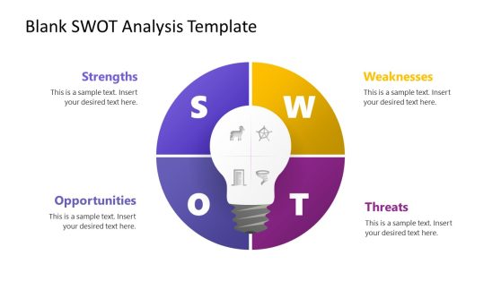 Blank SWOT Analysis PowerPoint Template