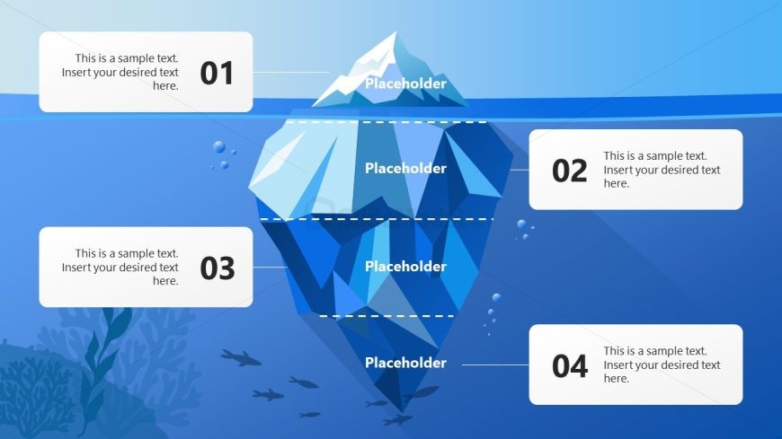 PPT Template for Iceberg Diagram 