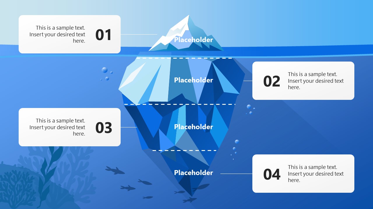 Iceberg Slide Template for PowerPoint