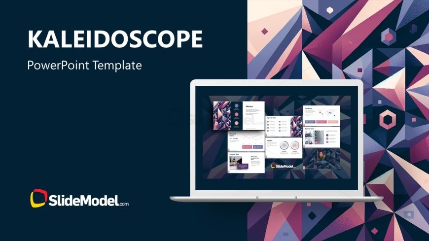 Kaleidoscope Company Profile Slide Template 
