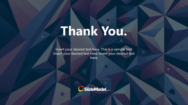 Thank You Slide – Kaleidoscope PPT Template