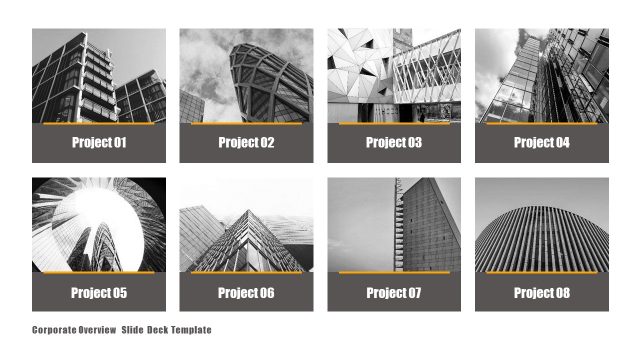 Slide for Projects – Company Profile PPT Template