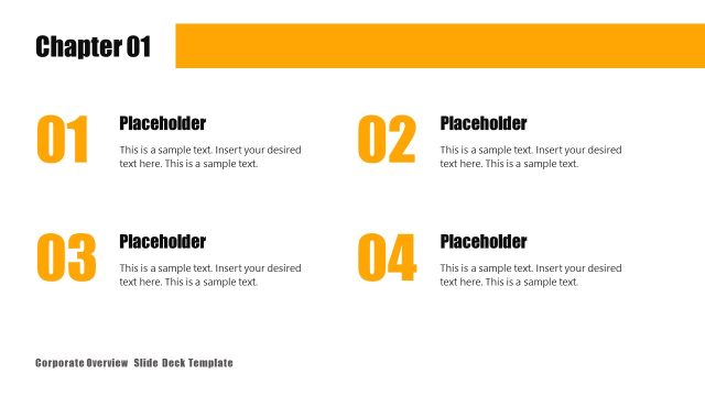 Corporate Overview PowerPoint Slide