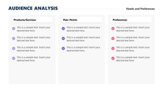 Audience Analysis PPT Slide