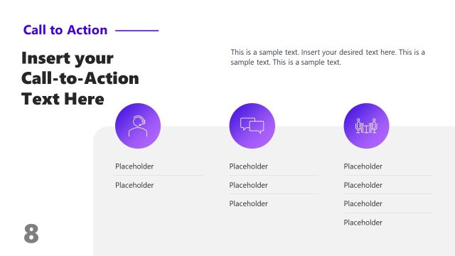 Call to Action Slide for Sponsorships Template