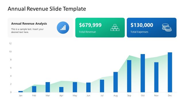 Annual Revenue Slide PPT Template