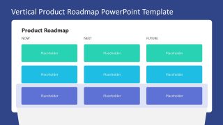 Editable Product Roadmap Slide with Animation