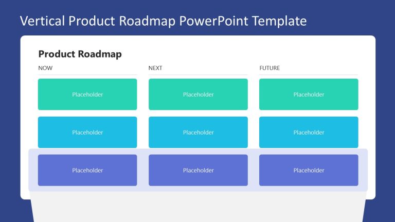 Road Map Text Box Product Roadmap Slide Template with Text Boxes - SlideModel
