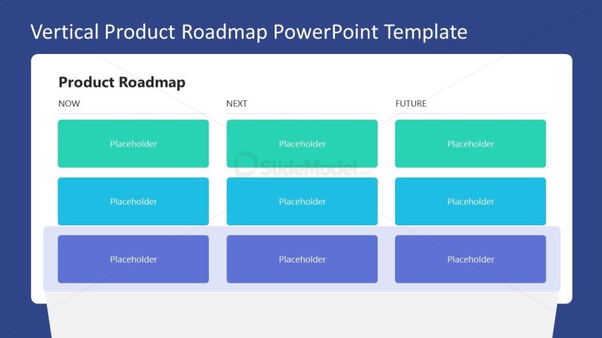 Editable Product Roadmap Slide with Animation