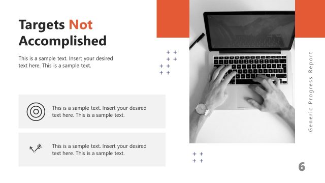 PPT Slide for Targets Not Accomplished