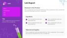 Lab Report Powerpoint Template With Editable Segments Slidemodel