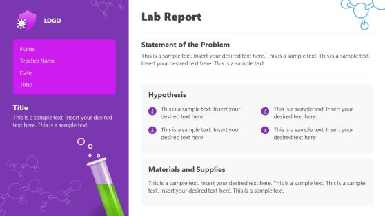 Lab Report PowerPoint Template