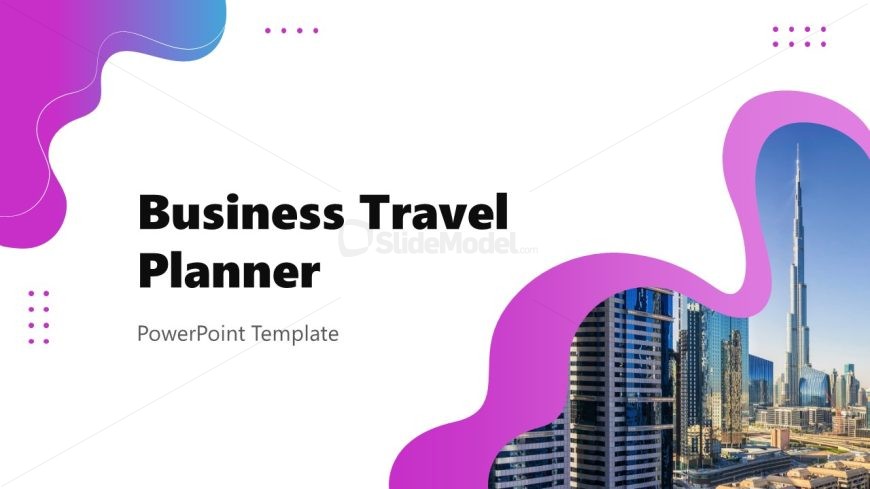 PPT Title Slide for Business Travel Planning