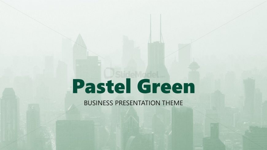 Pastel Green Business PPT Presentation Theme