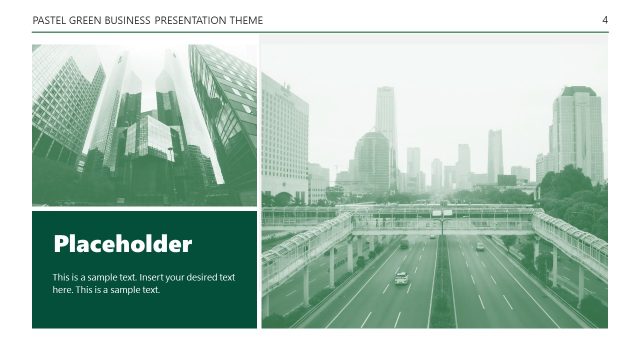 Pastel Green Business PowerPoint Slide Template