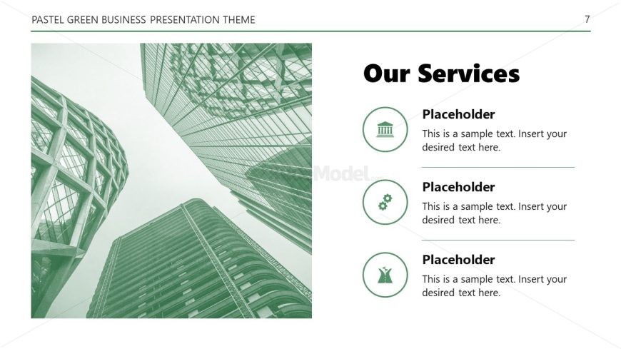 Company Profile Template - Pastel Green Theme