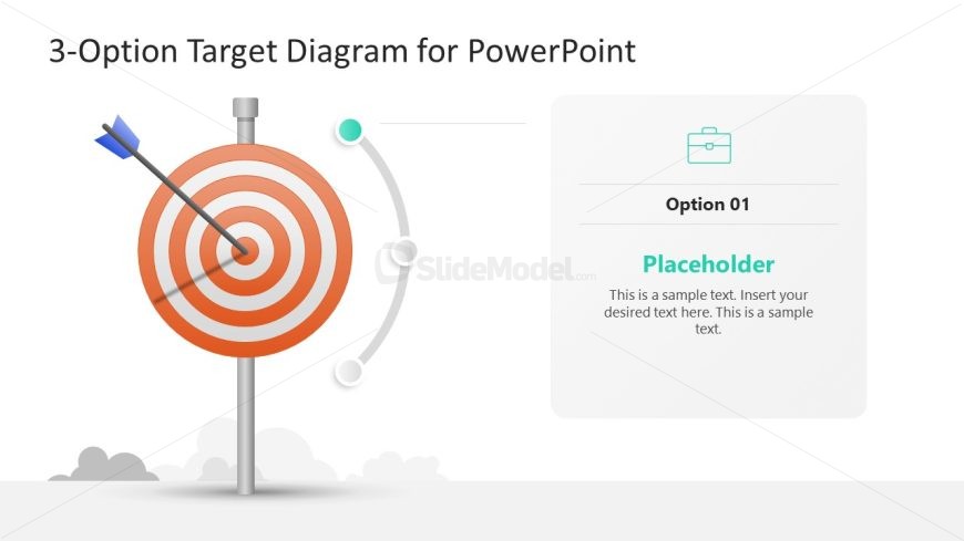 3-Option Target Diagram Presentation Template