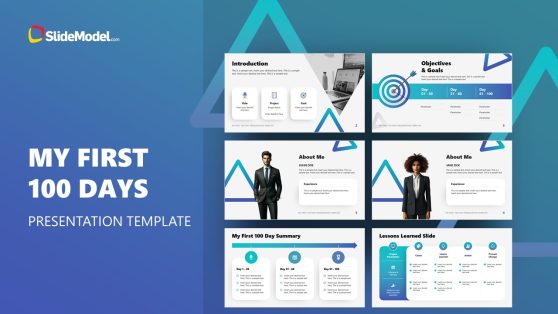 My First 100 Days PowerPoint Template