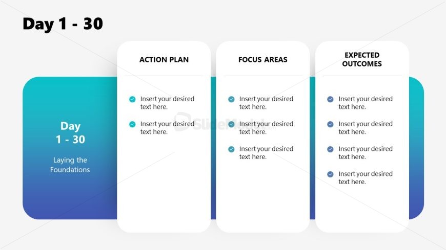 My First 100 Days Template for PowerPoint 