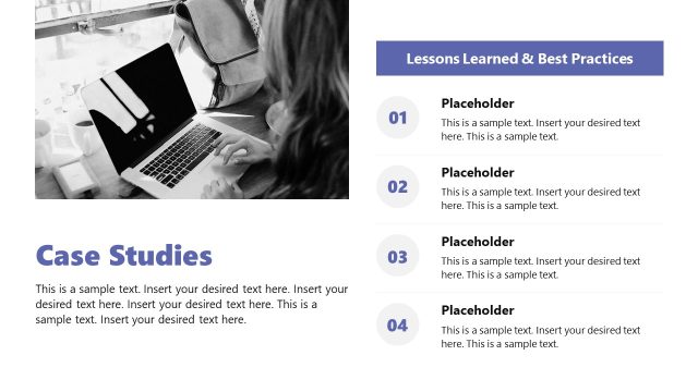 Case Studies Slide – IT Service Management Template