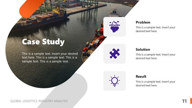 Case Study Presentation Slide for PowerPoint