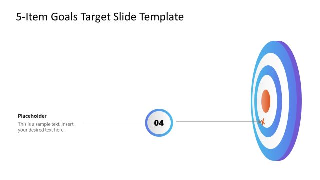 5-Item Goal Target Presentation Template