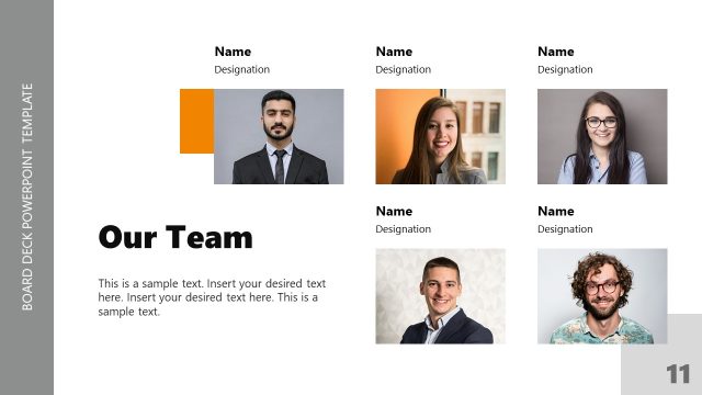 Our Team – PPT Presentation Template