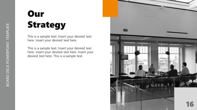 Our Strategy PowerPoint Slide