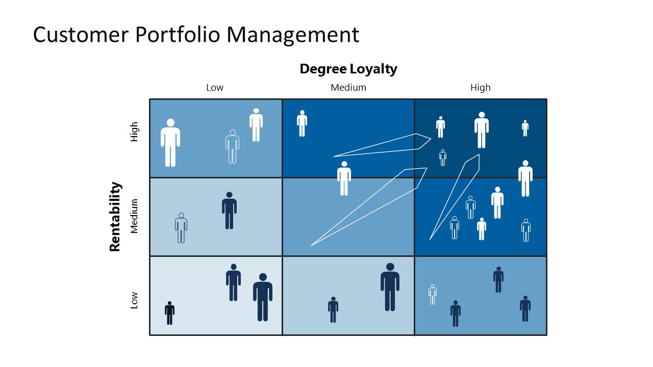 Customer Portfolio Management Slide Template 