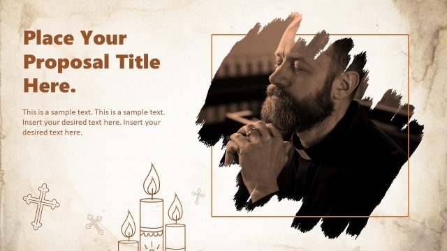Clergy PowerPoint Slide Template