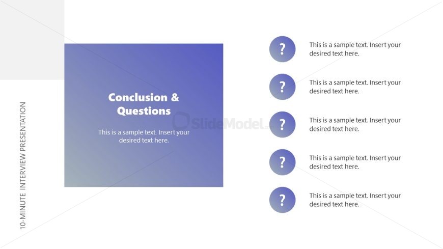 10-Minute Interview Template Slide 