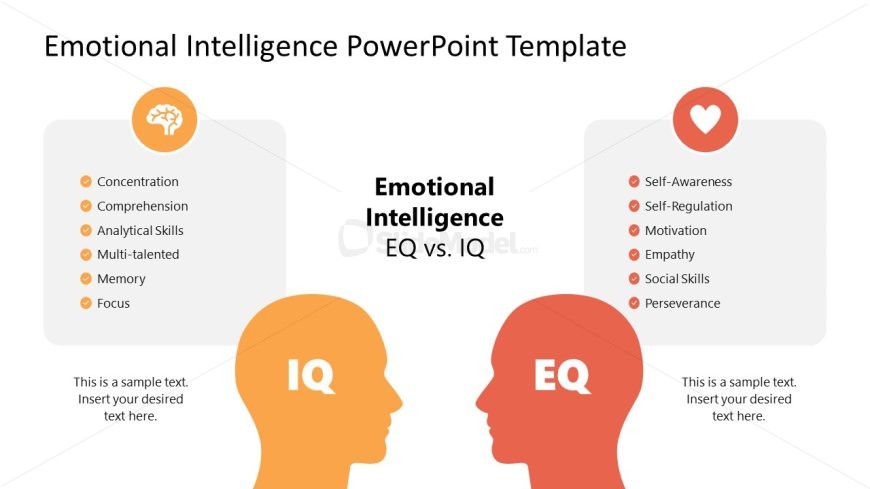 Editable Emotional Intelligence PPT Template 