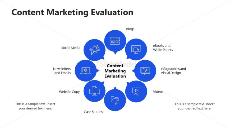 Creative Digital Marketing Audit Diagram Template