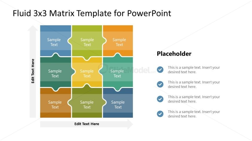 Fluid 3x3 Matrix Presentation Template