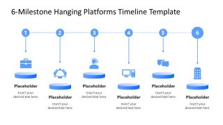 Hanging Platforms Timeline PPT Slide