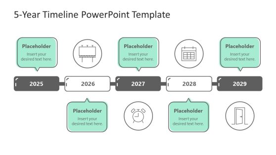 5-Year Timeline PowerPoint Template