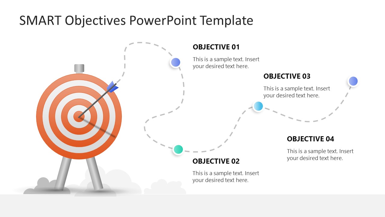 SMART Objectives Template Title Slide 