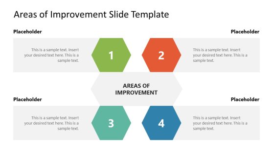 Editable Areas of Improvements Slide