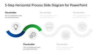 Editable Second Step Highlight Slide for Process Presentation