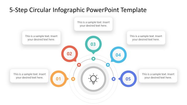 5-Step Circular Infographic PowerPoint Template