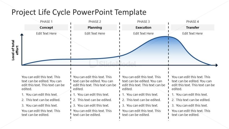 Project Life Cycle Template Slide