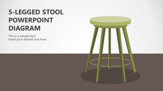 5-Legged Stool Diagram Slide Template 