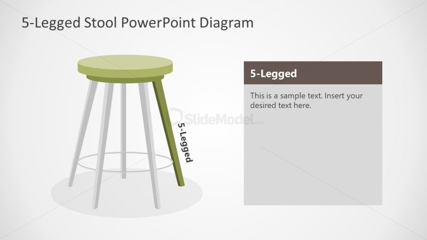 5-Legged Stool PPT Slide Diagram 