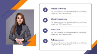 Personal Overview Template for Presentation 