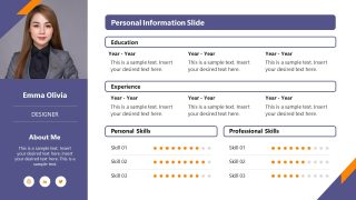 Personal Overview Slide PPT Template 