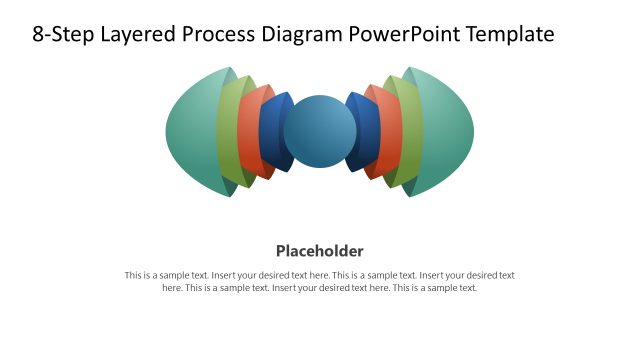 3D Semi-Circles Process Diagram for PowerPoint
