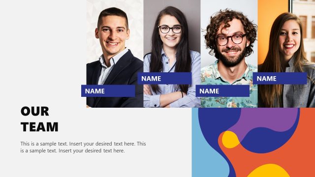 Our Team PowerPoint Slide