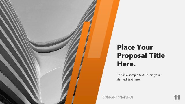 Company Snapshot PPT Slide Template